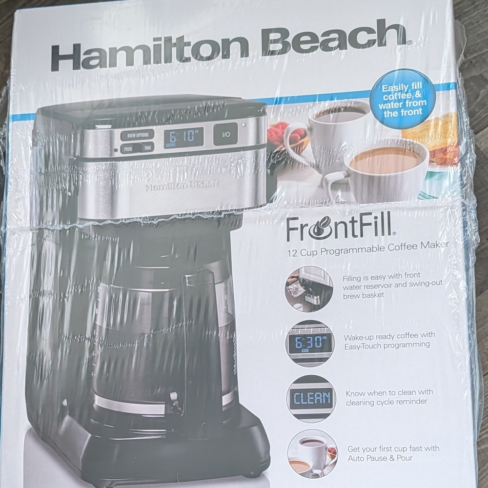 Hamilton Beach Black Coffee Maker - New - Picture 3 of 5
